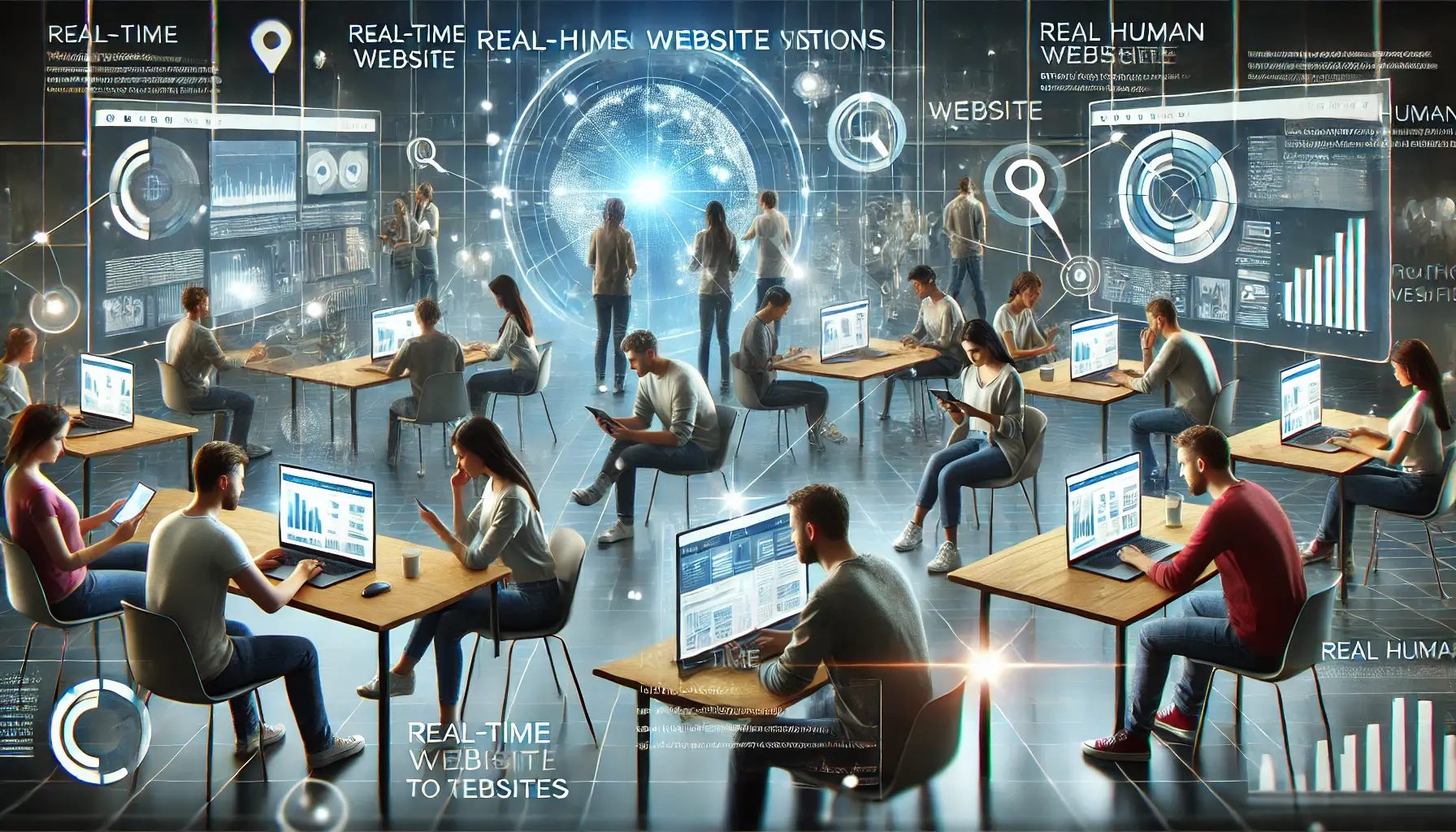 real human website visitors using free traffic exchange network.